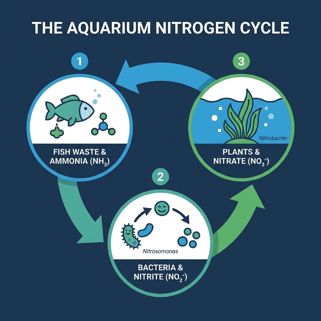 The Aquarium Nitrogen Cycle Diagram